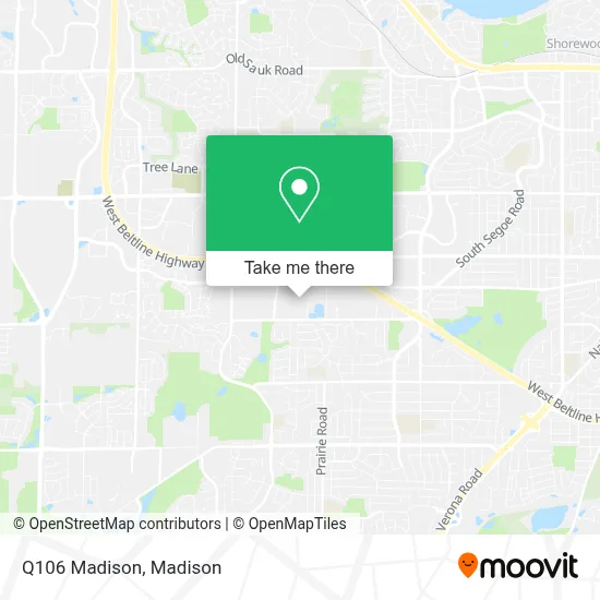 Q106 Madison map
