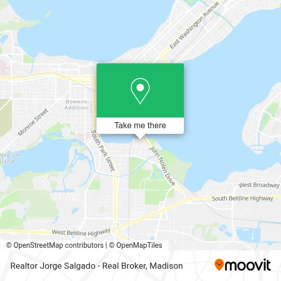 Realtor Jorge Salgado - Real Broker map