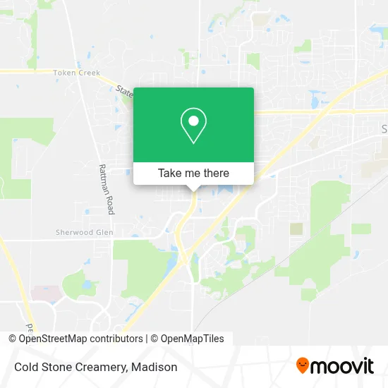 Cold Stone Creamery map