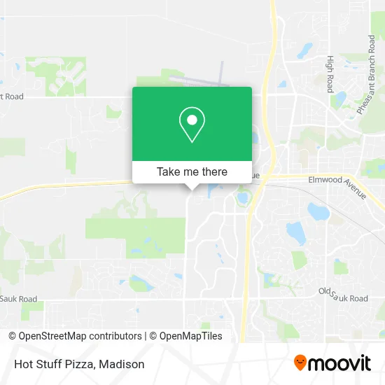 Hot Stuff Pizza map