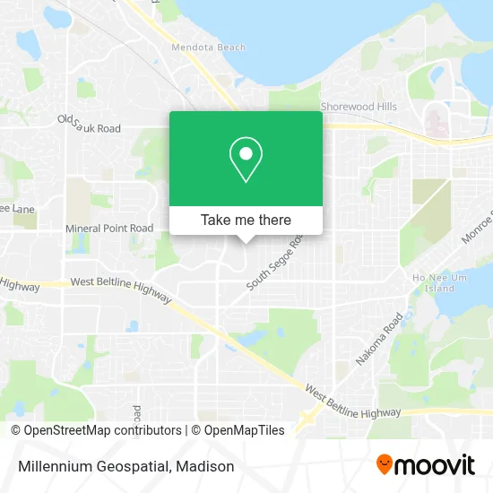 Millennium Geospatial map