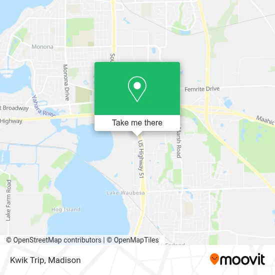 Kwik Trip map