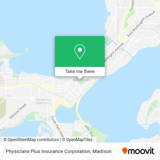 Physicians Plus Insurance Corporation map