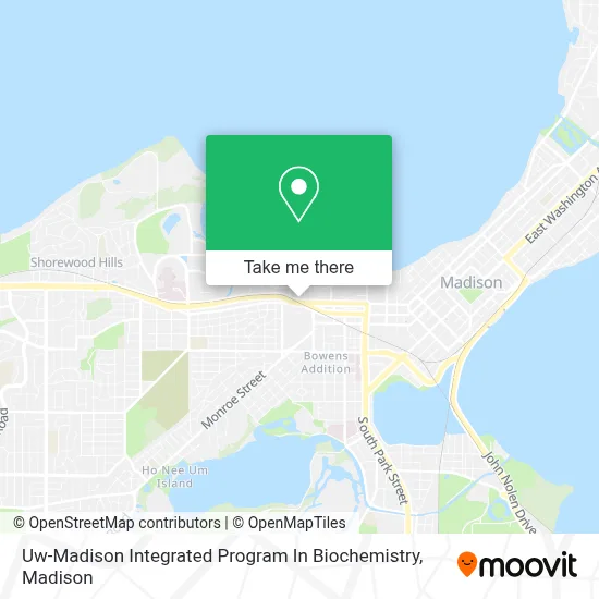 Uw-Madison Integrated Program In Biochemistry map