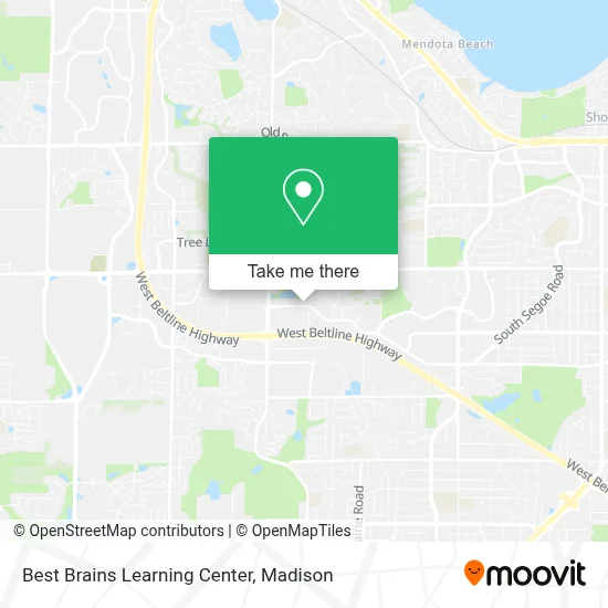 Best Brains Learning Center map