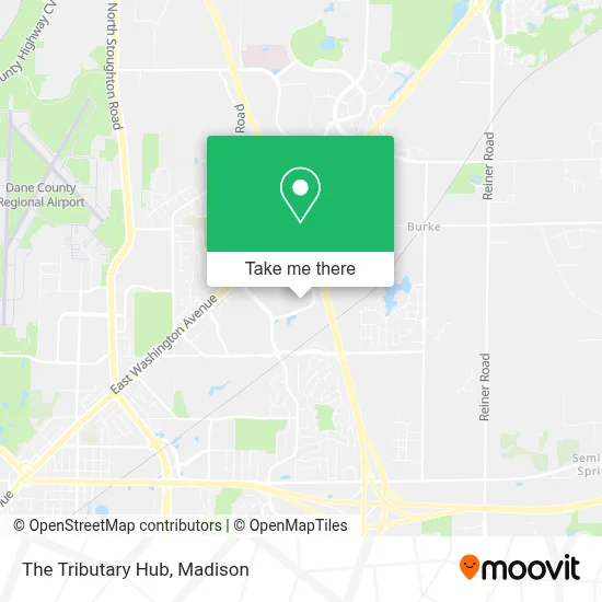 The Tributary Hub map