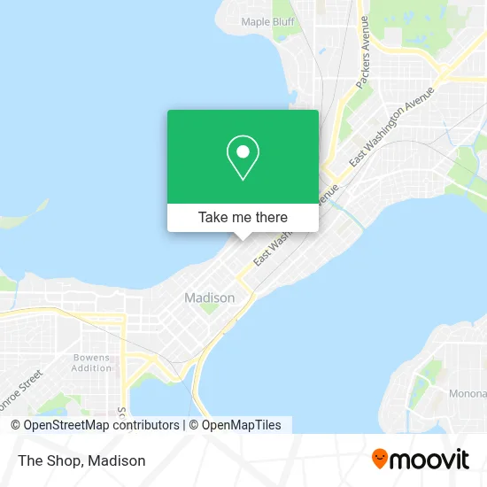 The Shop map