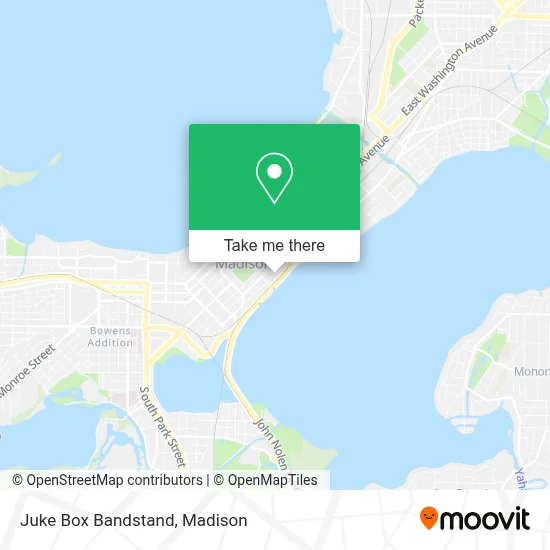 Juke Box Bandstand map