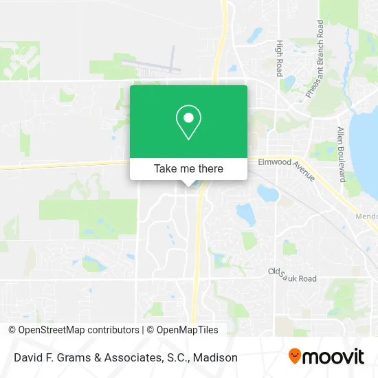 David F. Grams & Associates, S.C. map