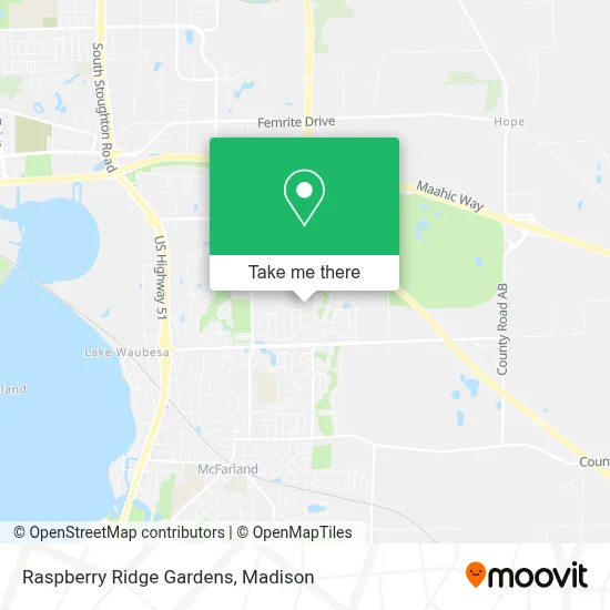 Raspberry Ridge Gardens map