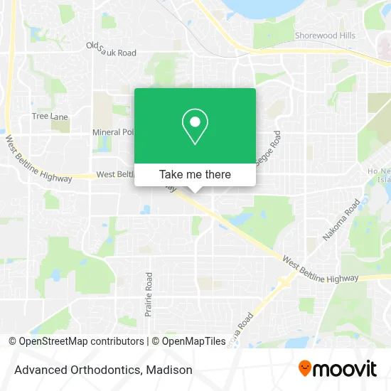 Advanced Orthodontics map
