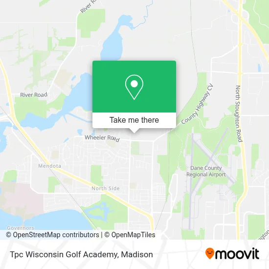 Tpc Wisconsin Golf Academy map