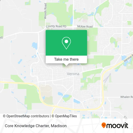 Core Knowledge Charter map