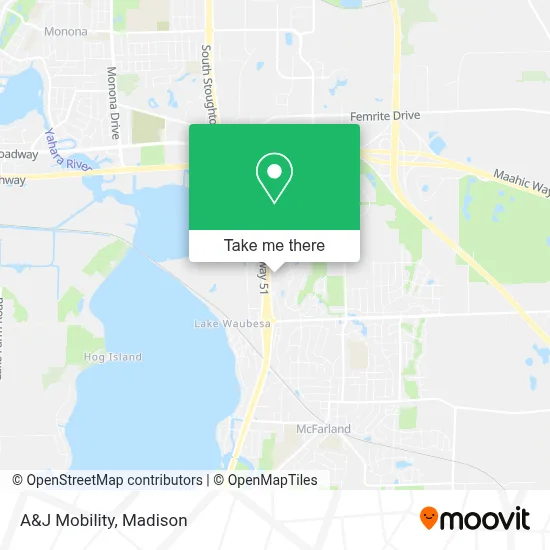 A&J Mobility map