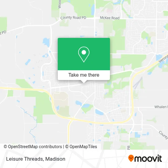 Leisure Threads map