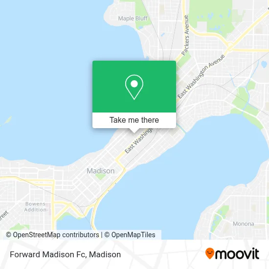 Forward Madison Fc map