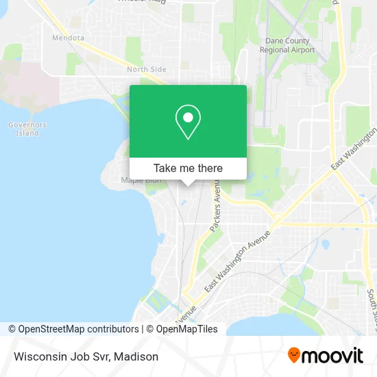 Wisconsin Job Svr map