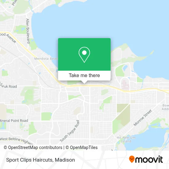 Sport Clips Haircuts map