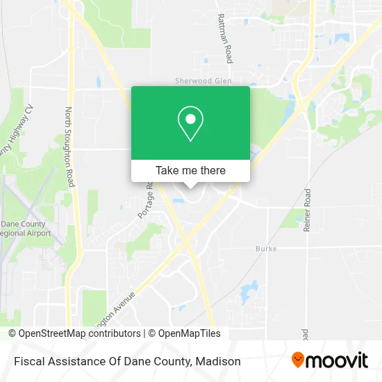 Fiscal Assistance Of Dane County map