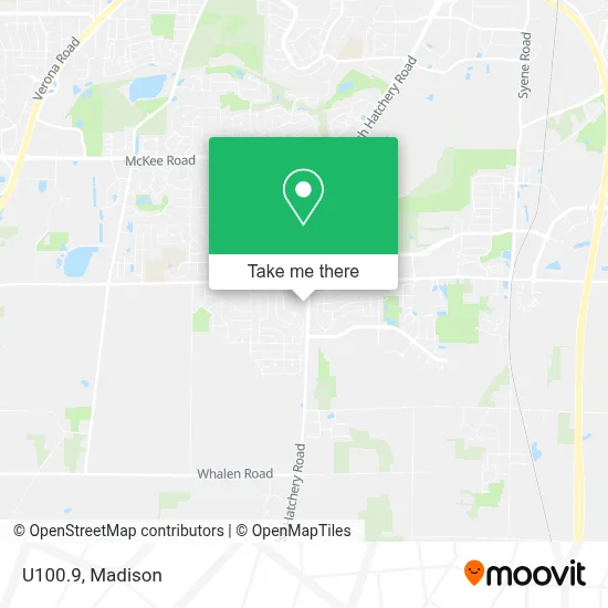 U100.9 map