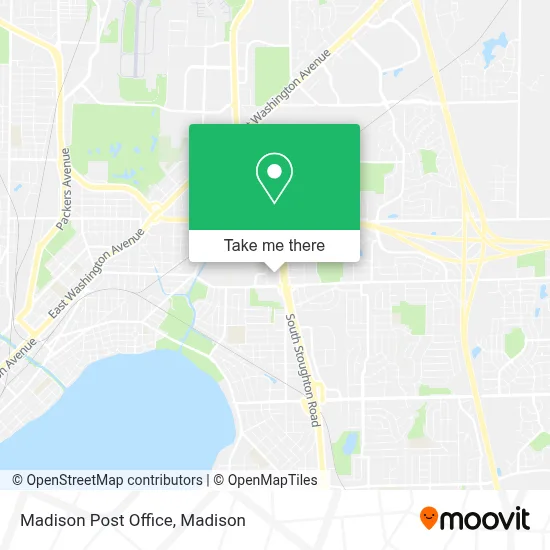Madison Post Office map
