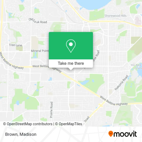 Brown map