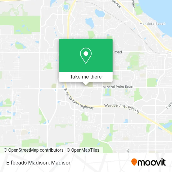 Elfbeads Madison map