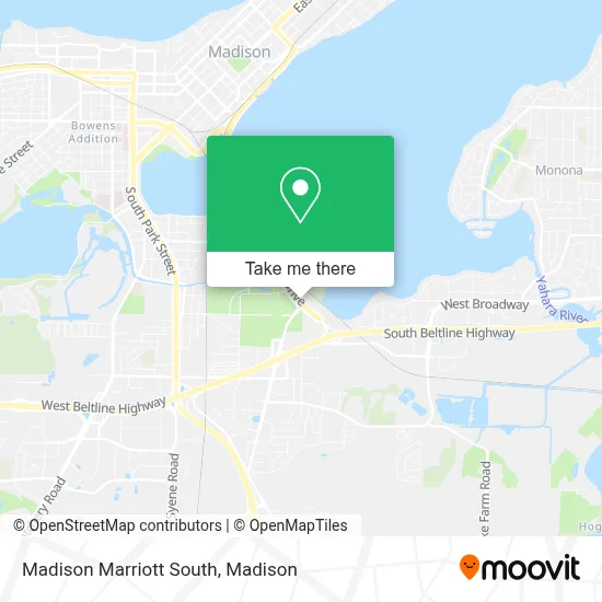 Madison Marriott South map