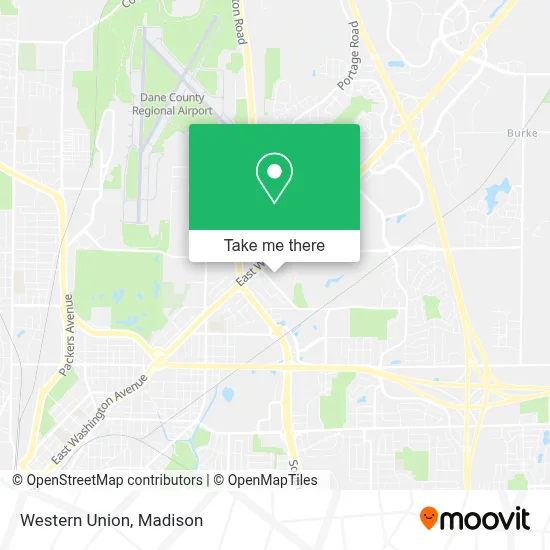 Western Union map