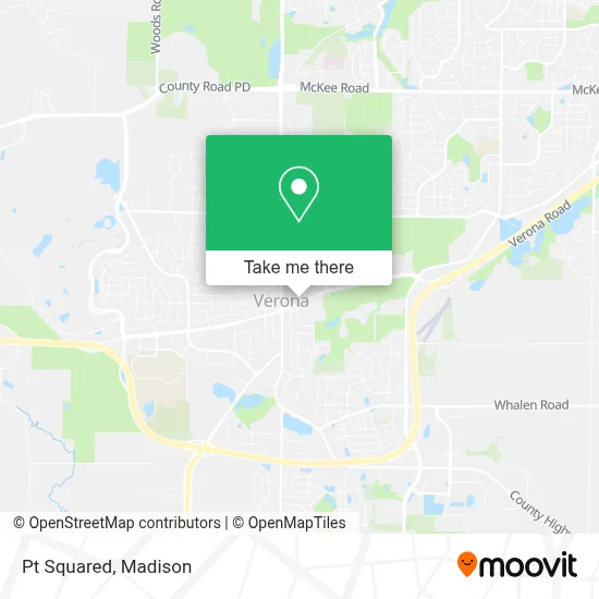 Pt Squared map