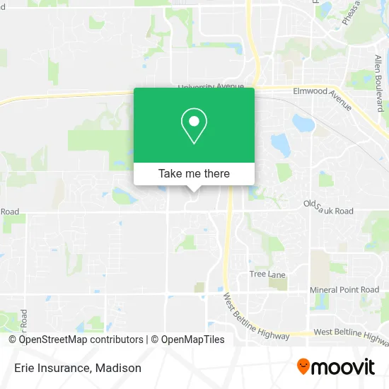 Erie Insurance map
