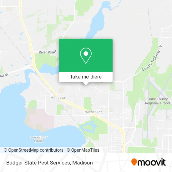Badger State Pest Services map