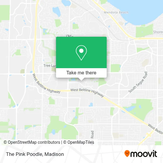 The Pink Poodle map