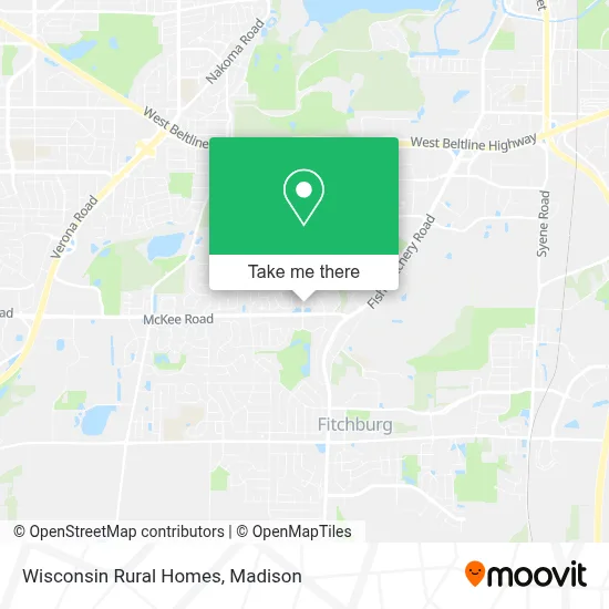 Wisconsin Rural Homes map