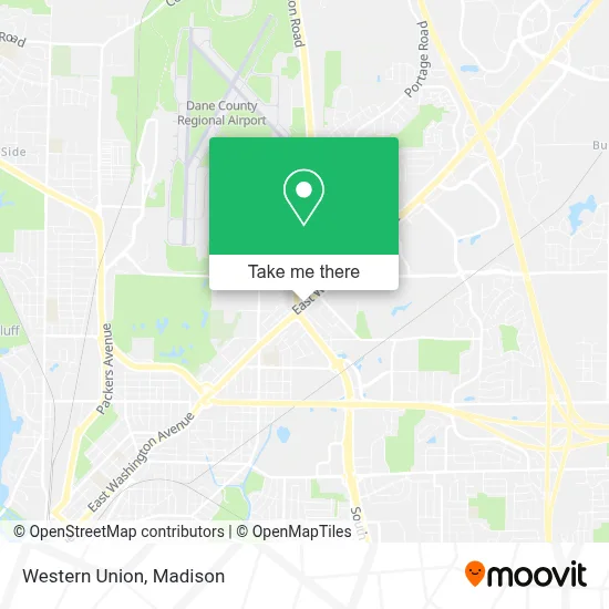 Western Union map