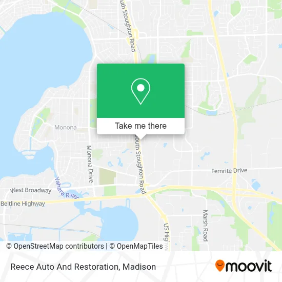 Reece Auto And Restoration map