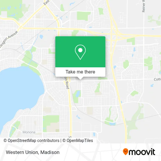 Western Union map