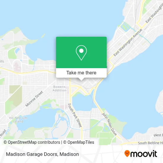 Madison Garage Doors map