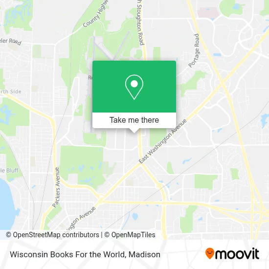 Wisconsin Books For the World map