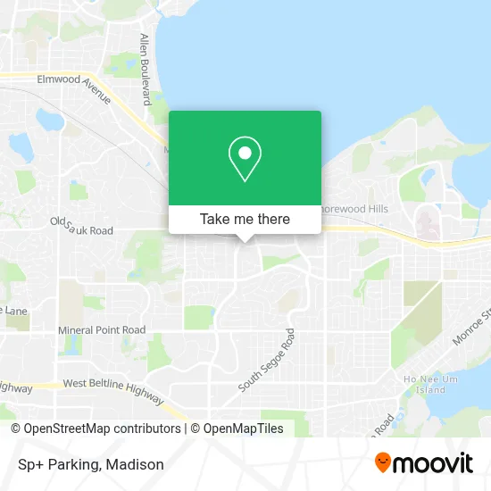 Sp+ Parking map
