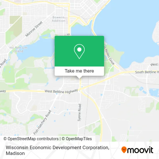 Wisconsin Economic Development Corporation map