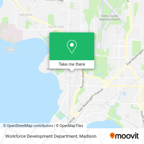 Workforce Development Department map
