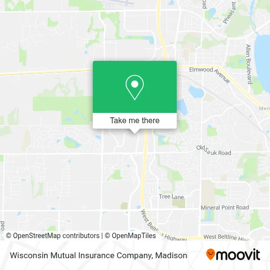 Wisconsin Mutual Insurance Company map