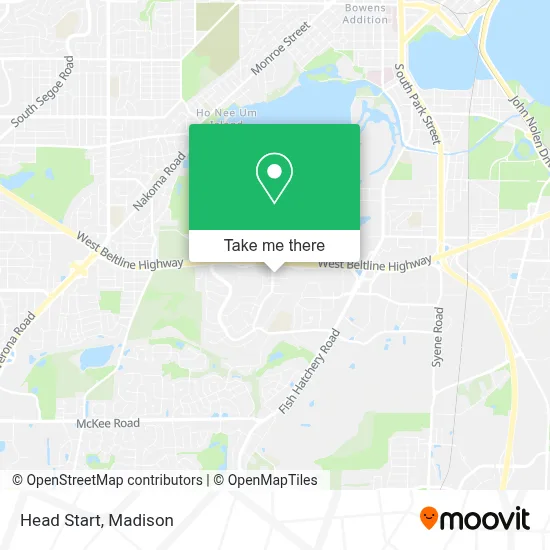 Head Start map
