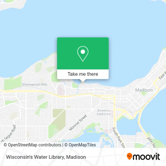 Wisconsin's Water Library map