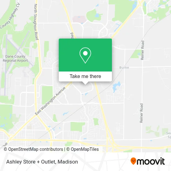 Ashley Store + Outlet map
