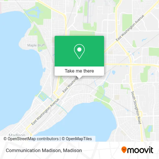 Communication Madison map