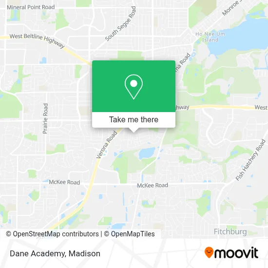 Dane Academy map