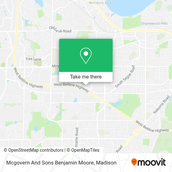 Mcgovern And Sons Benjamin Moore map