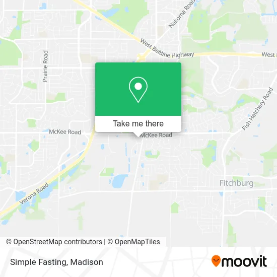 Simple Fasting map